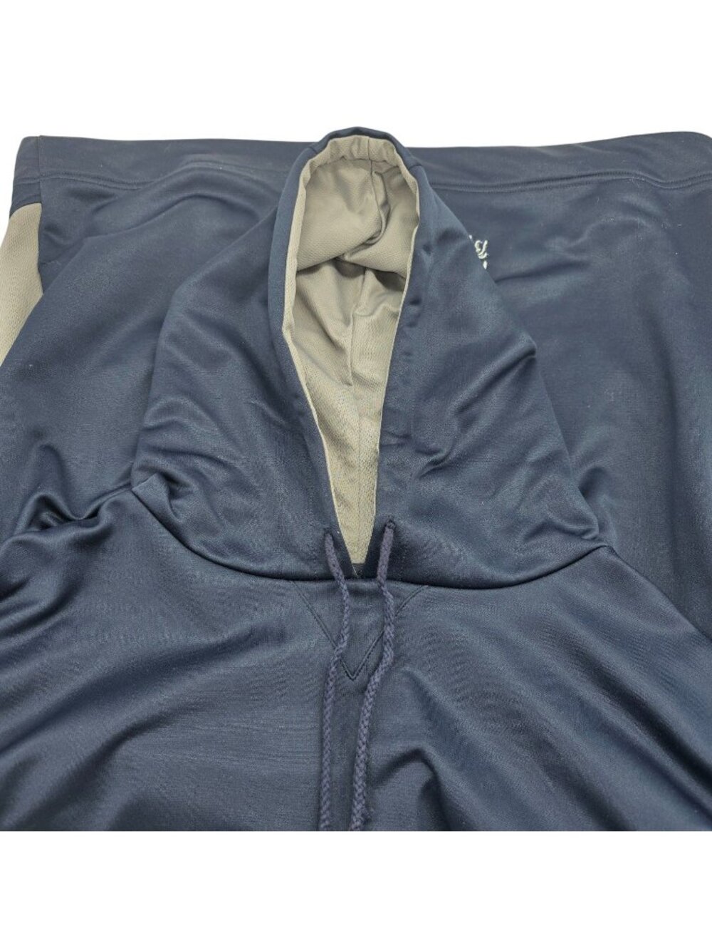 Mizuno Rome Braves Hoodie Men’s XXL Navy Blue Pullover Sweatshirt Baseball Gear - Picture 9 of 11